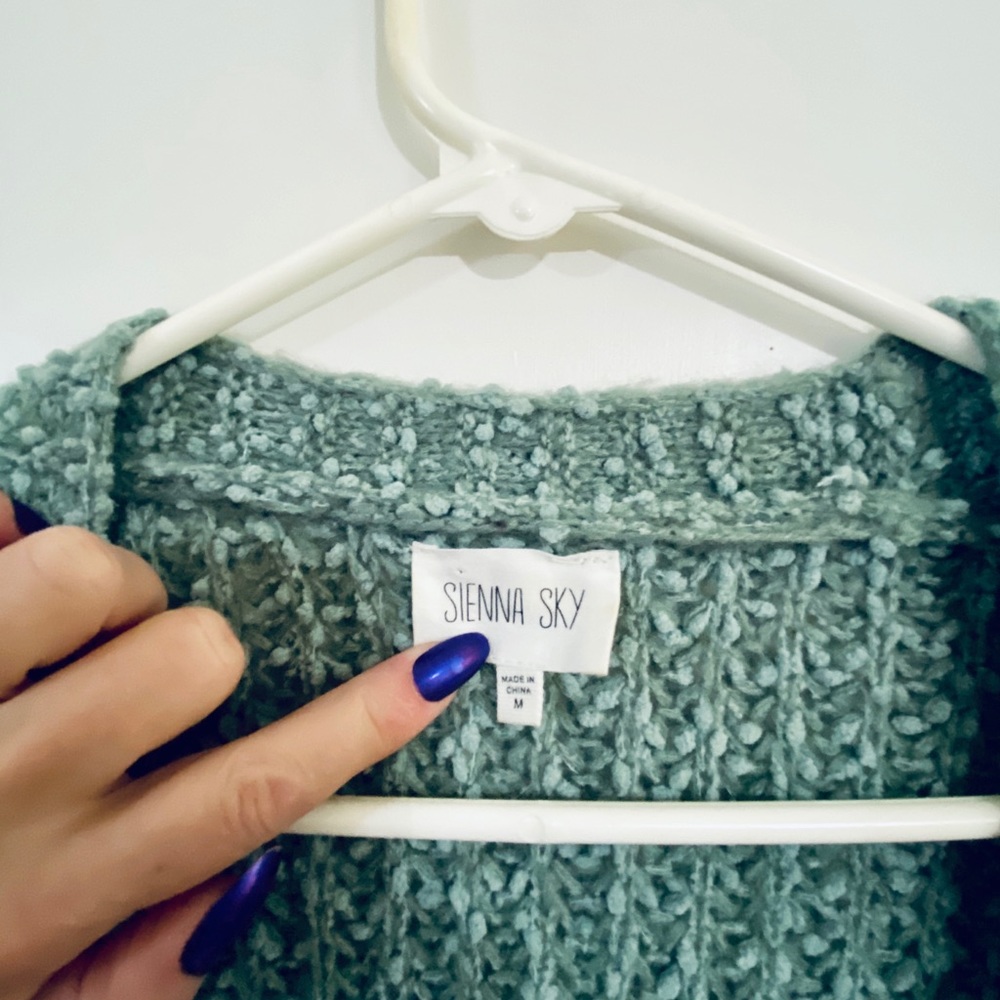 Sienna Sky Mint Green Cardigan